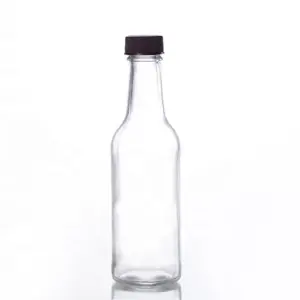 Consol Glass Sauce Bottle 250ml Screw Cap Bulk 48 Units