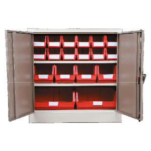 Ivory – Linbin ® Storage Bin Half Size Cabinet Kit