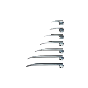Laryngoscope Blades – Miller (sizes 00, 0, 1, 2, 3, 4 & 5)