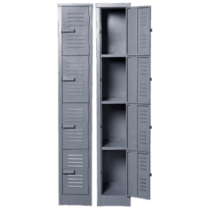 Solid Steel Locker Four Tier