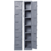 Solid Steel Locker Six Tier