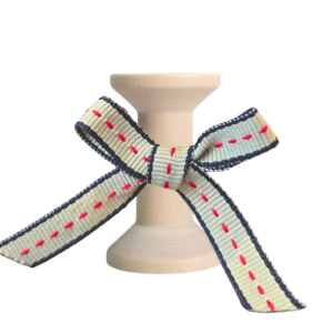 No 004 – Navy, Stone, Red Stitch 10mm