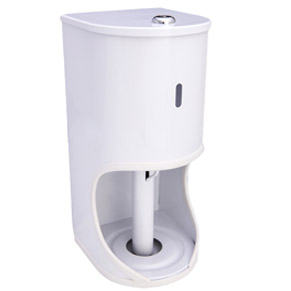 Toilet Roll Holder TR2 – White steel