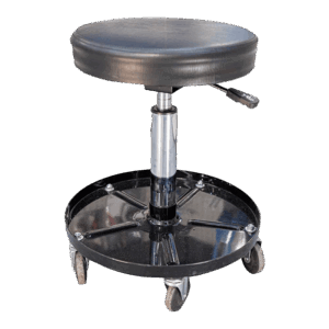 Mechanic Chair Adjustable Round Seat & Tool Tray