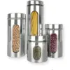 Canister Set 4pcs Stainless Steel