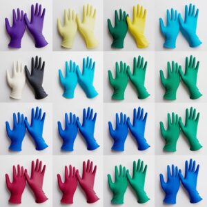 Ansell HyFlex Size 10 White Nylon-Polyester Backing Fabric Gloves with Fingertips Coating Pair