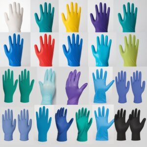 Uvex Protection Gloves RUBIFLEX S NB35S, CA35 CM, Size 8, Type 98891, Green, Pair