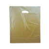 Gold Plastic Carrier Bags (460+40x380mm)(500 Units)
