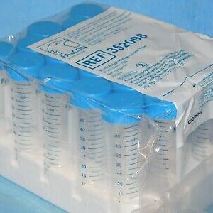 Centrifuge Tubes, 50ml, Sterile, 50/Pack