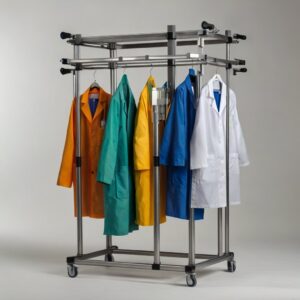 koi black Lab coat