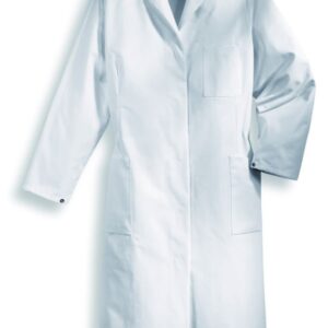 Uvex Ladies' Laboratory Coat, Size 52, White, 100% Cotton, 1/1 Arm Type (81509)​