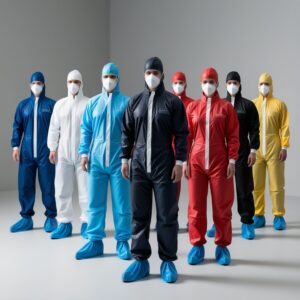 Disposable 50 gsm coveralls