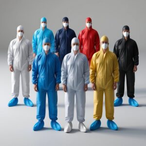 Disposable 50 gsm coveralls