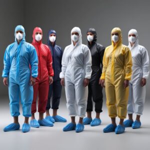 Disposable 50 gsm coveralls