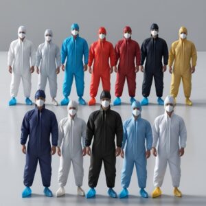 Disposable 50 gsm coveralls