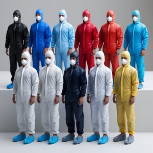 Disposable 50 gsm coveralls