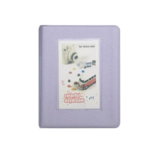 Instax Acc Album Vinyl Mini 12 Lilac Purple 64 Photos