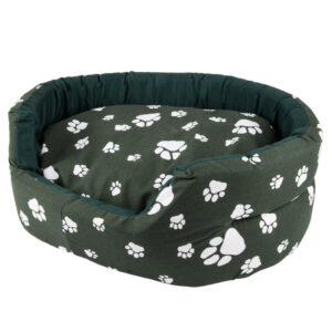 Complete Dog Bed Paw Print Small 50Cm