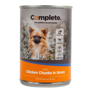 Alternative view of Complete Dog Food Tin Chicken Chucks 385G