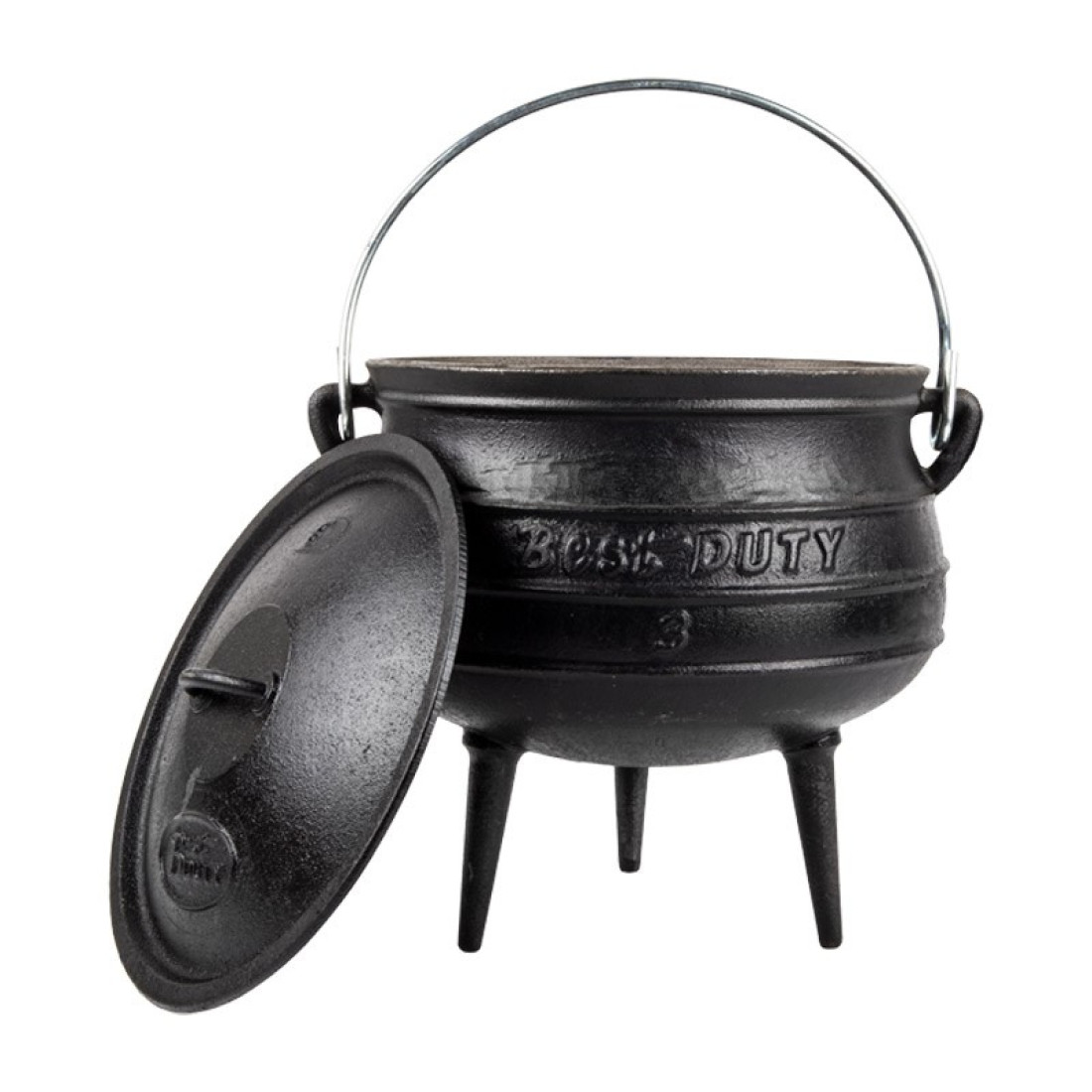 Bestduty Pot 3Leg Oil Cured C/I No.3 7.8L 9.7Kg
