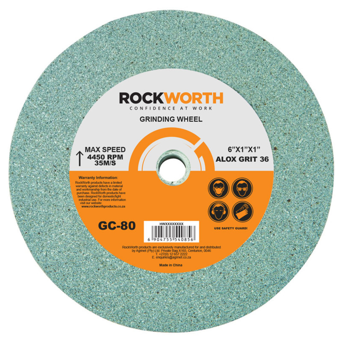 Rockworth Bench Grinding Wheel 150X20X31Mm A36 - Image 2
