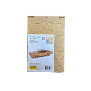 Alternative view of Wow We - 3D Wooden Model | Vehicles | Dodge Charger 1968