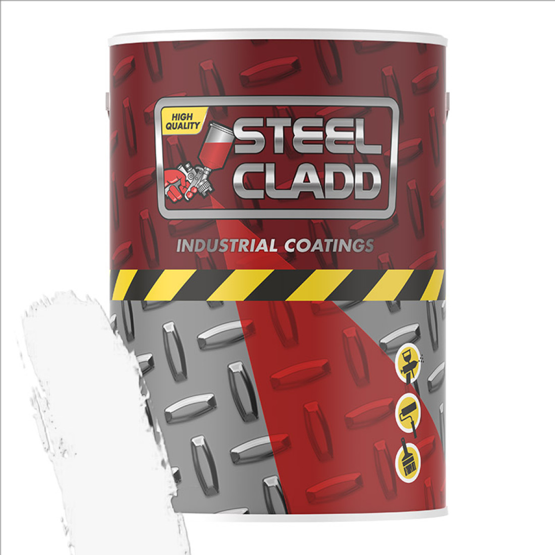 Steel Cladd Roadmarking White 1L