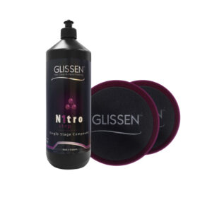 Glissen Nitro Single Stage Compound 1Kg (Incl Purple Compounding Foam 2Pk 150Mm/6")