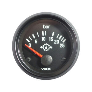 Vdo Trans Oil Press Gauge, 24 V, 0 - 25 Bar, 52 Mm, Elec