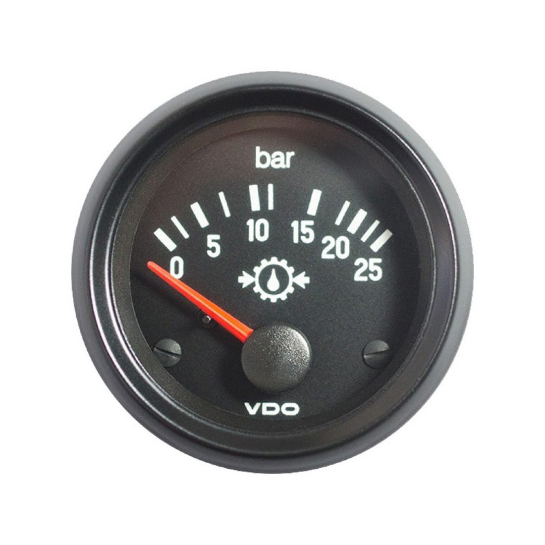 Vdo Trans Oil Press Gauge, 24 V, 0 - 25 Bar, 52 Mm, Elec