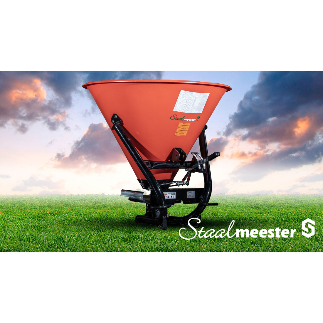 Enorossi Single Disc 500L / 16 Meters - Polyethylene Fertilizer Spreader | Staalmeester - Image 2