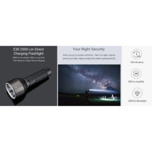 Alternative view of Nextorch E30 Long-Range Flashlight