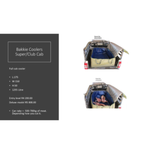 Alternative view of Single Cab Cooler
