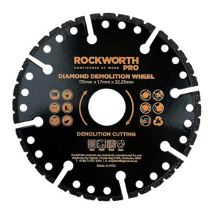 Rockworth Pro Diamond Demolition Wheel 115Mm