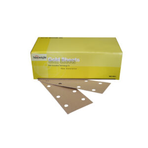64908 Sunmight 8 Hole Velcro File Gold Sheet 70Mm X 198Mm (120) - 100