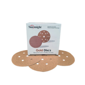 52210 Sunmight Velcro Gold Disc 125Mm 5 Hole (180) - 100