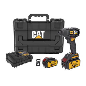 Cat 1/4" Impact Driver Bl 215Nm 18V Kit