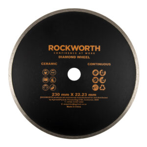 Alternative view of Rockworth Diamond Wheel 230Mm Continuous Rim