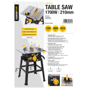 Alternative view of Table Saw 1700W 210Mm Blade With Saw Blade Guard